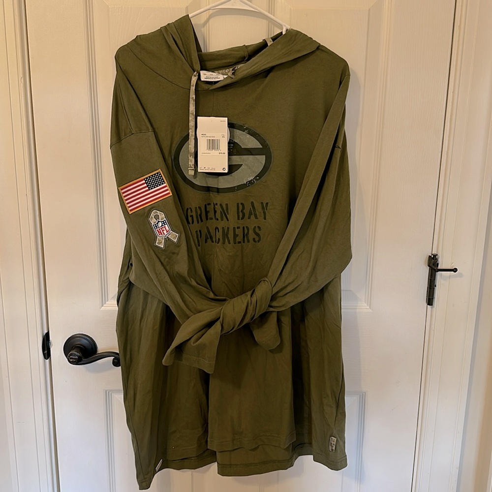 NWT Nike Greenbay packer tshirt hoodie